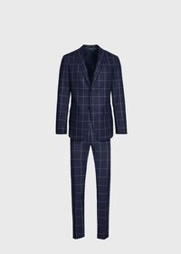 Paul Stuart Windowpane Flannel Suit, thumbnail 1