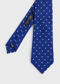 Paul Stuart Silk Shantung Dot Tie, thumbnail 1