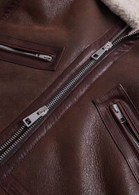 Paul Stuart Shearling Aviator Jacket, thumbnail 4