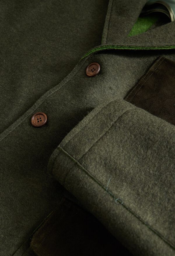 Paul Stuart Wool Jacket with Suede Details, image 2