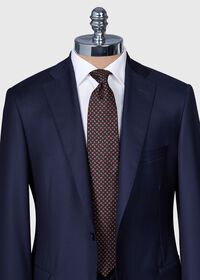 Paul Stuart Printed Silk Madder Tossed Pine Tie, thumbnail 2