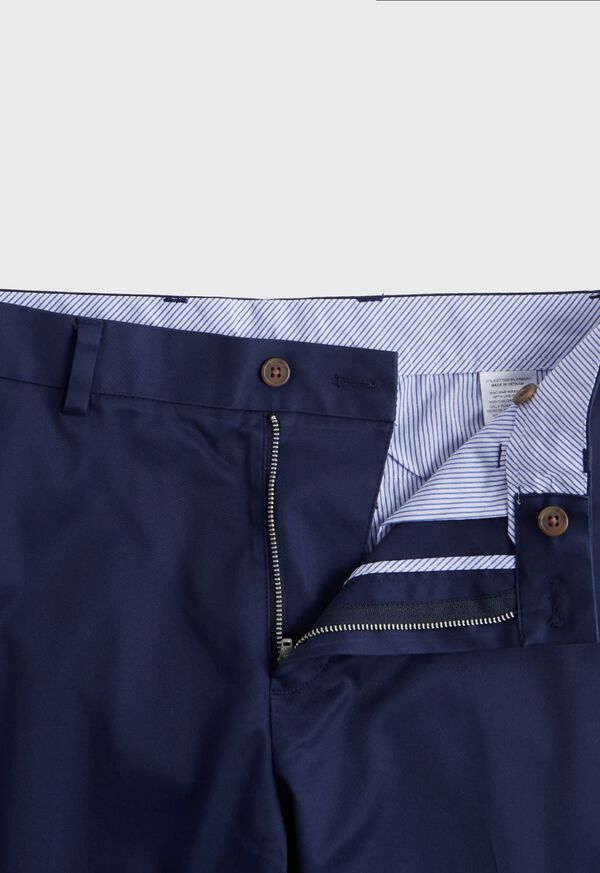 Paul Stuart Cotton Twill Flat Front Easy Care Chino, image 2