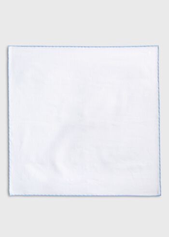 Paul Stuart Handkerchief with Contrast Border