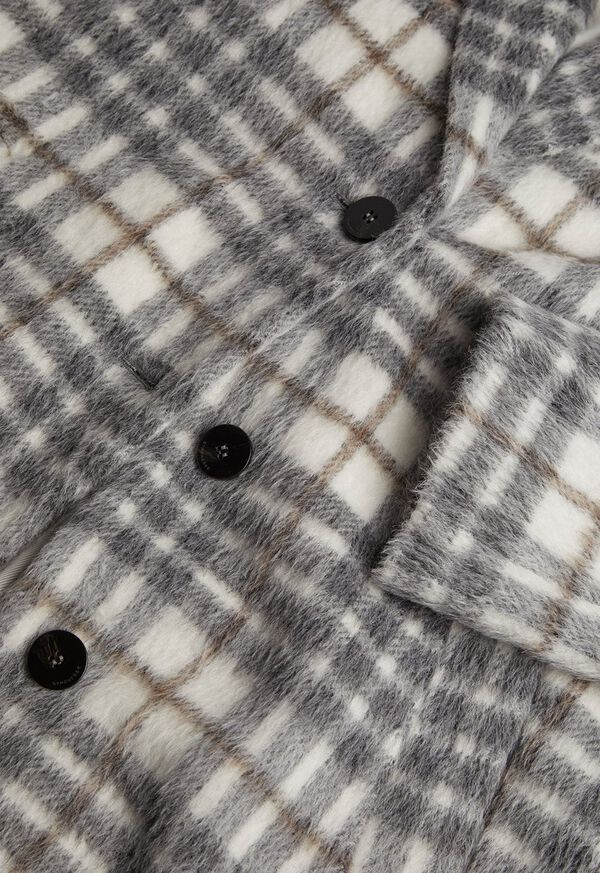 Paul Stuart Plaid Single Breasted Coat, image 2