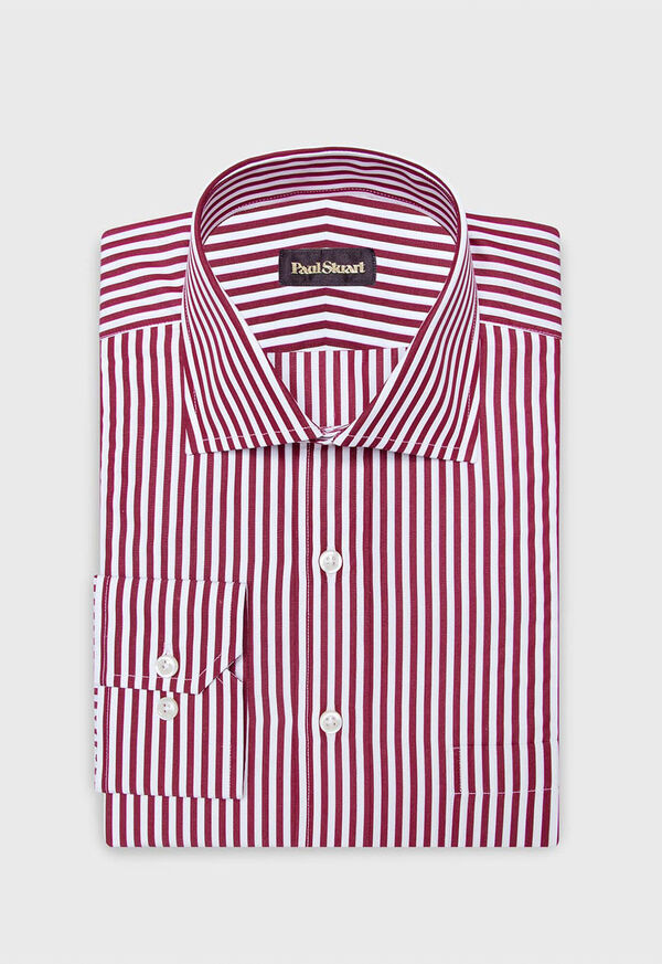 Paul Stuart Cotton Bengal Stripe Dress Shirt, image 1