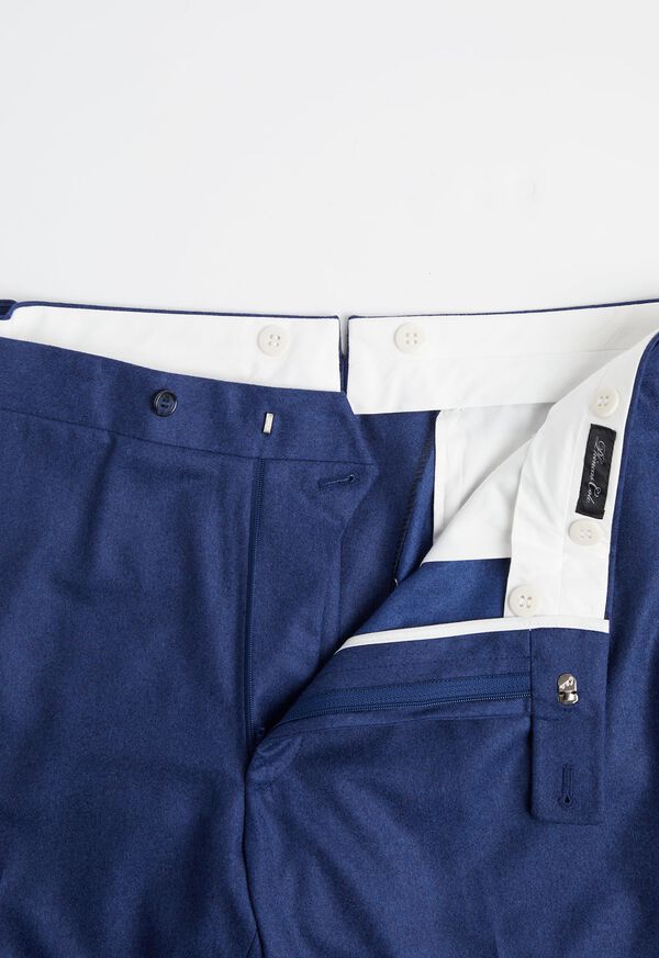 Paul Stuart Solid Mid Blue 120s Pant, image 2