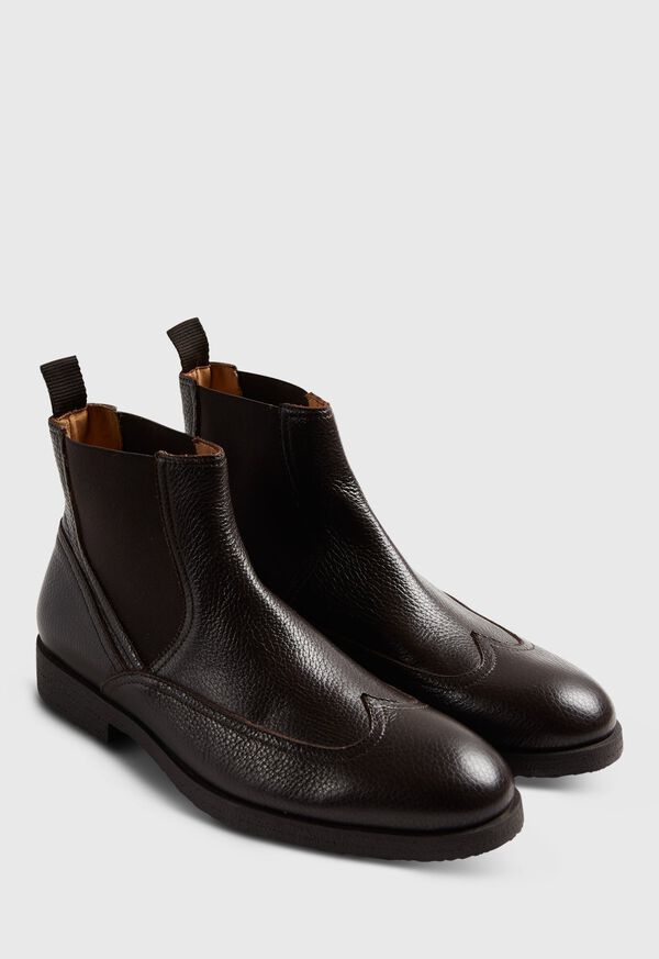 Paul Stuart Makay Leather Wingtip Chelsea Boot, image 4