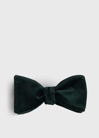 Paul Stuart <div>Stretch Velvet Blunt Edge Bow Tie</div>, thumbnail 1