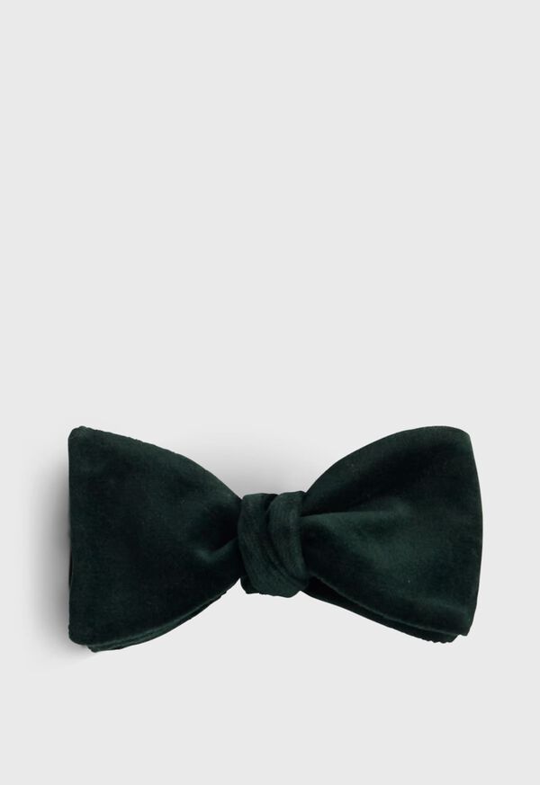 Paul Stuart <div>Stretch Velvet Blunt Edge Bow Tie</div>, image 1