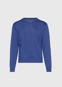 Paul Stuart Pima Cotton V-Neck Sweater, thumbnail 4