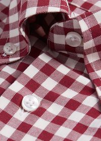 Paul Stuart Gingham Flannel Sport Shirt, thumbnail 2