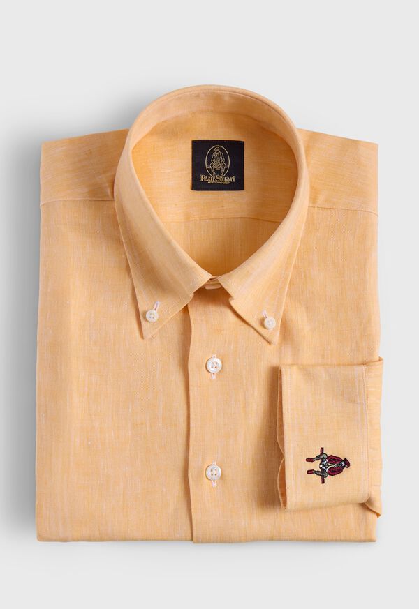 Paul Stuart Linen Logo Sport Shirt, image 1