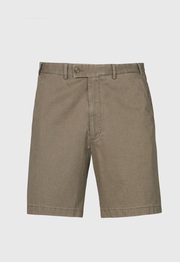 Paul Stuart Washed Cotton Stretch Bermuda