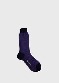 Paul Stuart Cotton Houndstooth Sock, thumbnail 1
