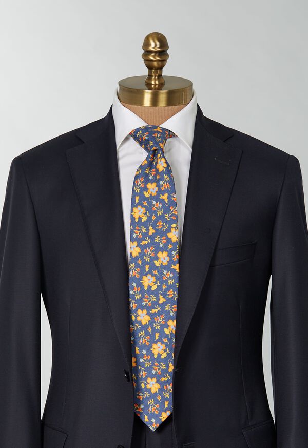 Paul Stuart Tossed Floral Tie, image 2