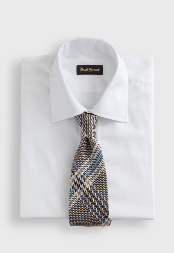 Paul Stuart Woven Silk Large Plaid Tie, image 2