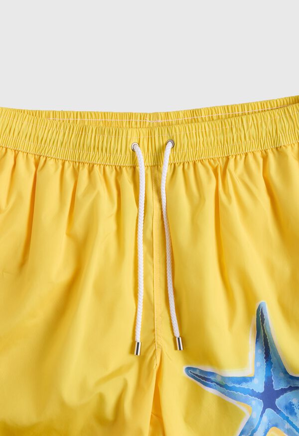 Paul Stuart Starfish Print Swim Trunk, image 2