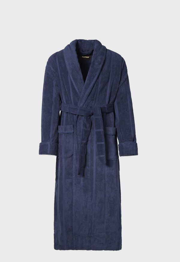 Paul Stuart Cotton Terry Shawl Collar Robe, image 1