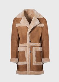 Paul Stuart Shearling Long Coat, thumbnail 1