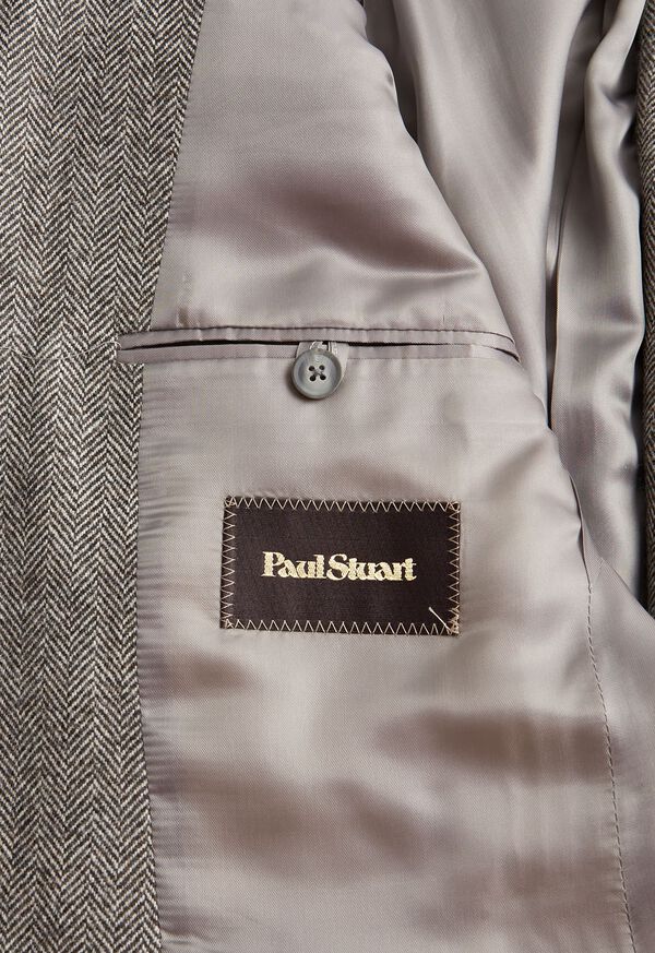 Paul Stuart Wool and Cashmere Herringbone Paul Jacket, image 3