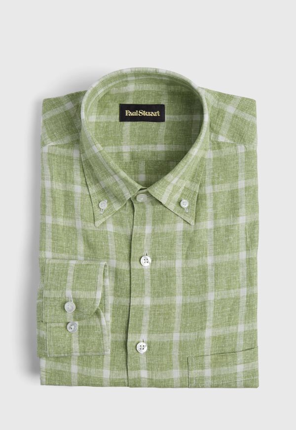Voor type Vervolg Onvoorziene omstandigheden Linen Windowpane Sport Shirt