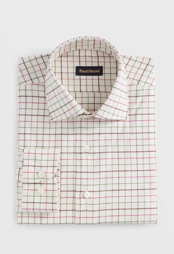 Paul Stuart Tattersall Check Shirt, image 1