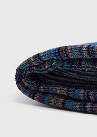 Paul Stuart Multi Color Stripe Sock, thumbnail 2