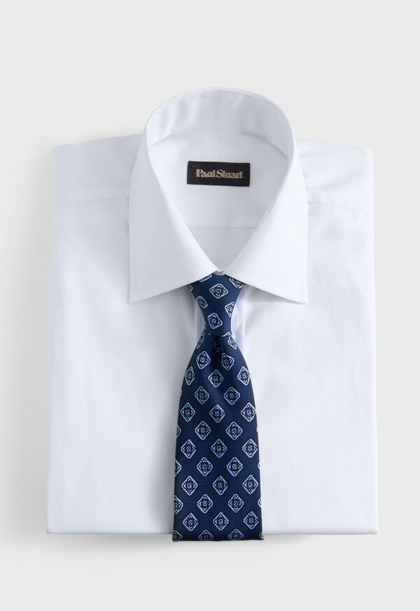 Paul Stuart Silk Medallion Print Tie, image 2