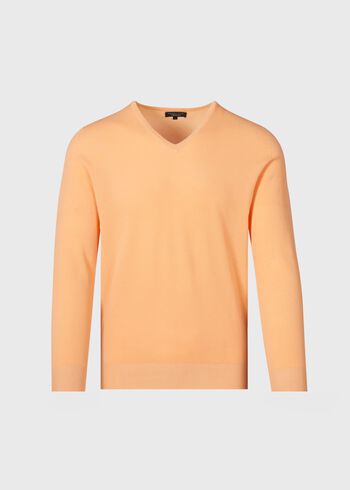 Paul Stuart Cotton Piqué V-Neck Sweater
