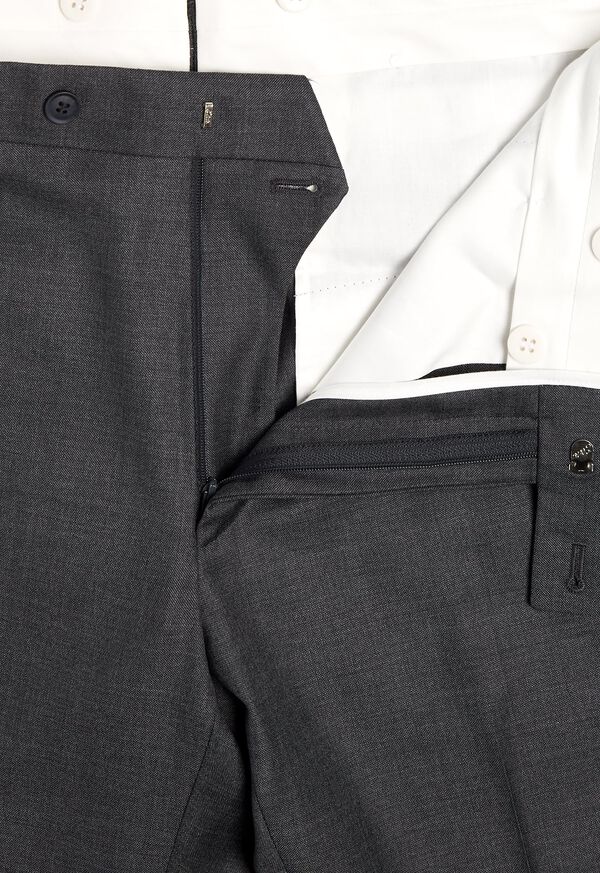 Paul Stuart Grey Sharkskin Wool Suit, image 6