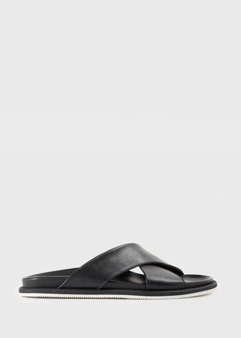 Paul Stuart Punta Leather Slide