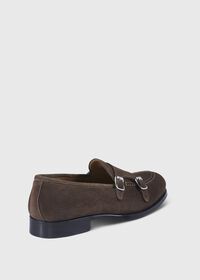 Paul Stuart Bonte Suede Double Buckle Slip On, thumbnail 3