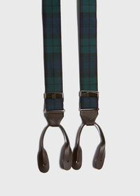 Paul Stuart Tartan Plaid Braces, thumbnail 2