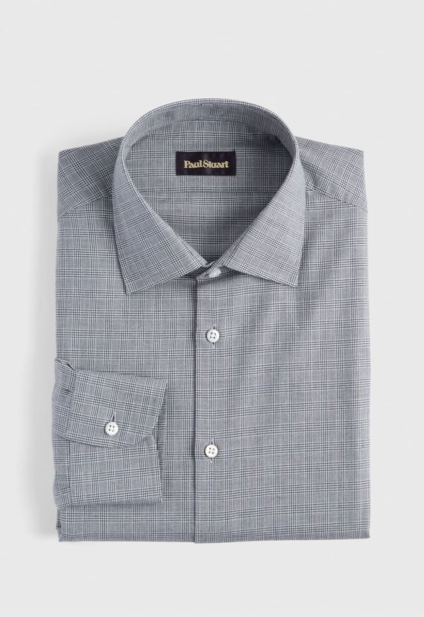 Paul Stuart Cotton and Cashmere Glenn Plaid Dress Shirt, image 1