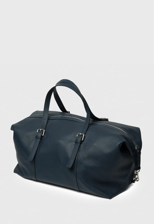 Paul Stuart Deerskin Leather Duffel Bag