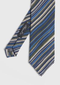 Paul Stuart Wool Multi Stripe Tie, thumbnail 1
