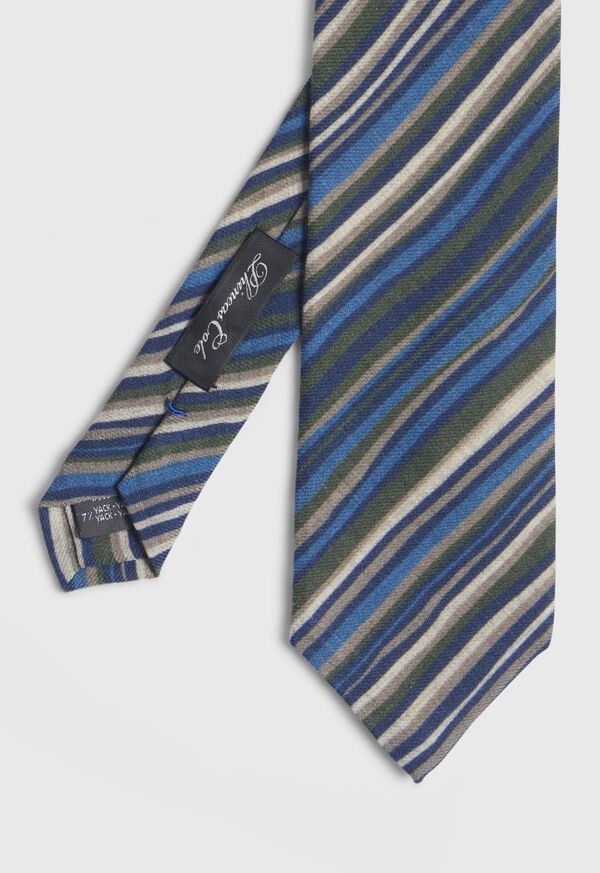Paul Stuart Wool Multi Stripe Tie, image 1
