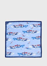 Paul Stuart Speed Boat Pocket Square, thumbnail 2