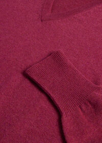 Paul Stuart Classic Cashmere Double Ply V-Neck Sweater, thumbnail 47