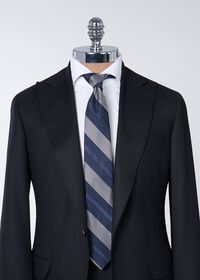 Paul Stuart Deco Stripe Silk Tie, thumbnail 2