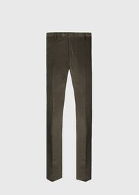 Paul Stuart Suede Trimmed Corduroy Trouser, thumbnail 1