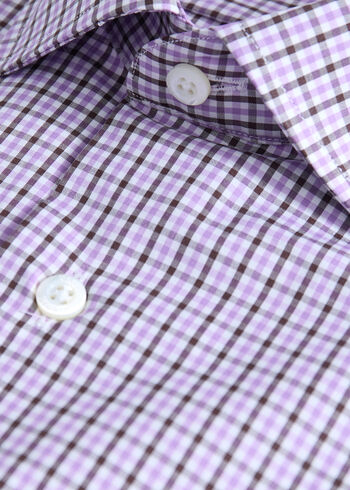 Paul Stuart Small Check Sport Shirt