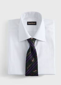 Paul Stuart Woven Silk Rider Motif Tie, thumbnail 2