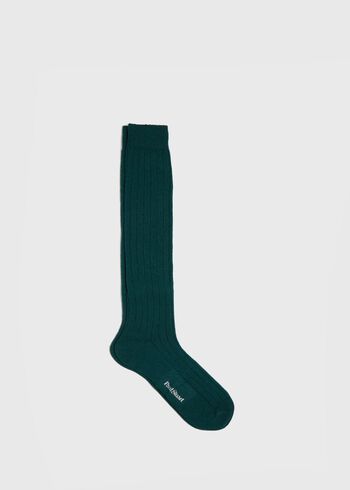 Paul Stuart Cashmere Ribbed Sock
