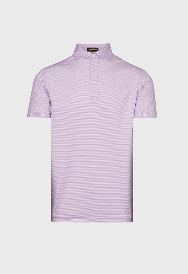 Paul Stuart Classic Striped Performance Polo, image 1