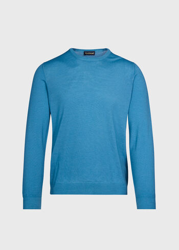 Paul Stuart Garment Dyed Wool Crewneck Sweater