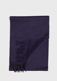 Paul Stuart Oversized Cashmere Logo Scarf, thumbnail 1