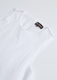 Paul Stuart White Cotton Poplin Dress, thumbnail 2