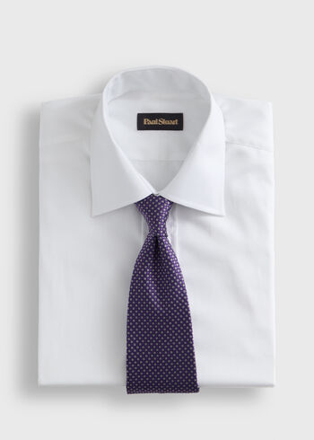 Paul Stuart Woven Silk Micro Jacquard Tie