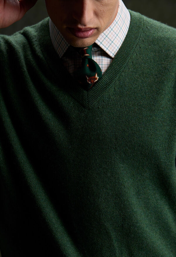 Paul Stuart Classic Cashmere V-Neck Sweater, image 4